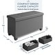 preview thumbnail 56 of 62, Nestl Storage 30-In Storage Ottoman Bench with Storage Bins for Bedroom - Folding Foot Rest Ottoman with Storage for Living Room