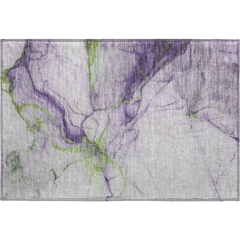 Premium Washable Super Soft Modern Crackle Mayfield Rug