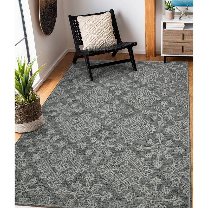 Collingwood Gail Hand-Tufted Wool Area Rug - 8' x 11' - Graphite