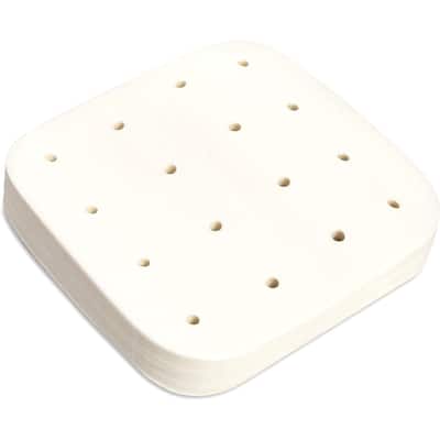 200 Pack Air Fryer Sheet Liners, White Parchment Paper Squares (8.5 x 8.5 In)