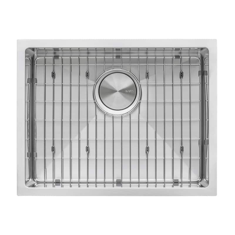 Ruvati 23-inch Undermount 16 Gauge Tight Radius Stainless Steel Kitchen Sink Single Bowl - RVH7123 - 21″ x 16″