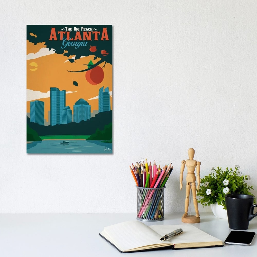 iCanvas "Atlanta" by IdeaStorm Studios Canvas Print