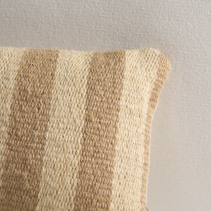 SAFAVIEH Home Nomy 8 x 36-inch Mustard/Beige Jute Bolster Pillow