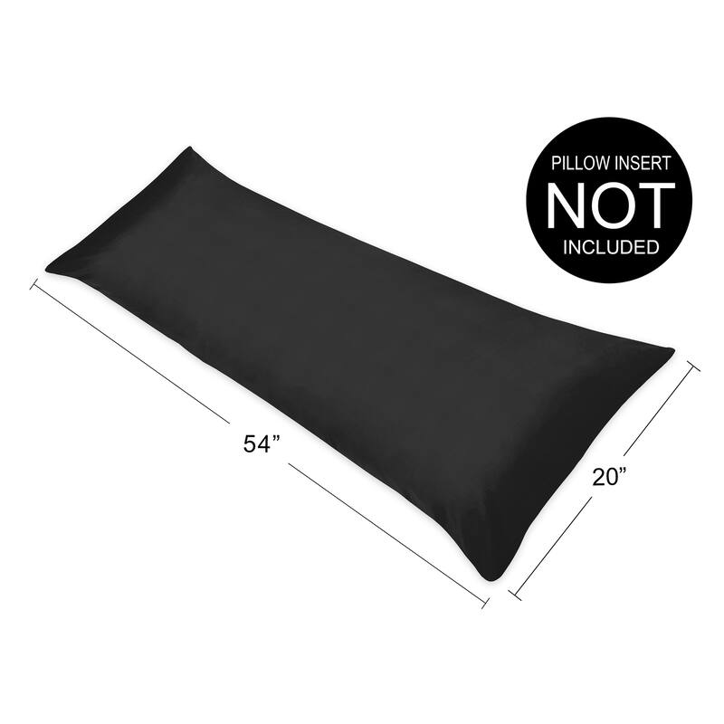 Sweet Jojo Designs Black Body Pillow Case