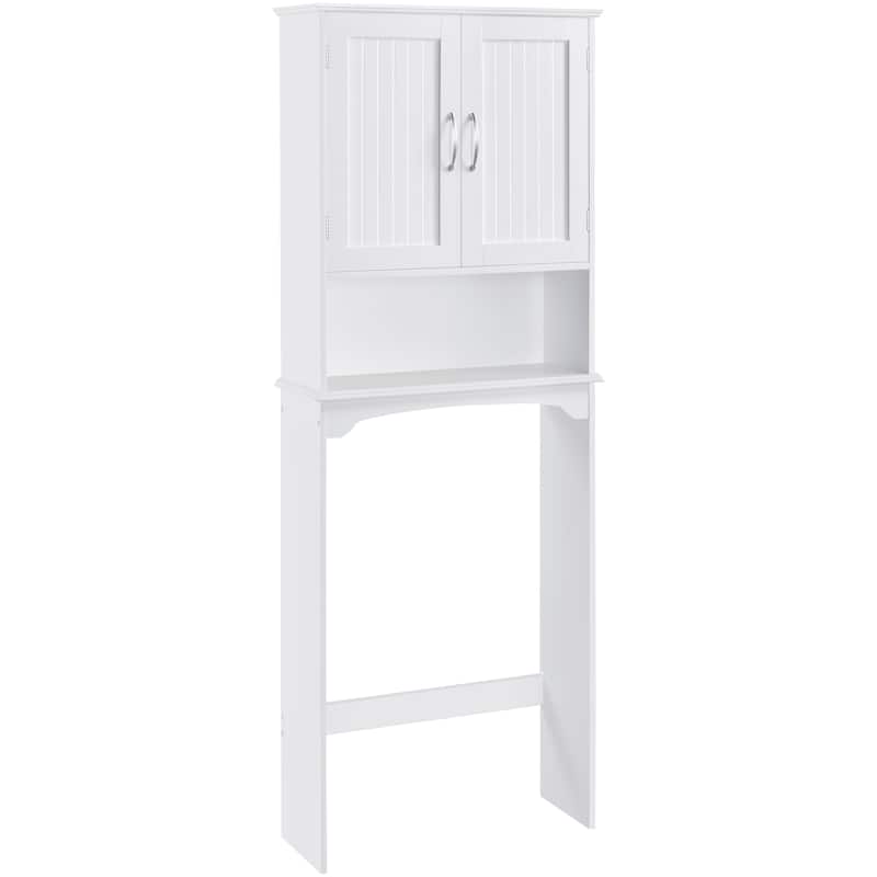 Yaheetech Bathroom Space Saving Organizer Over-the -Toilet with Adjustable Shelf for Bathroom