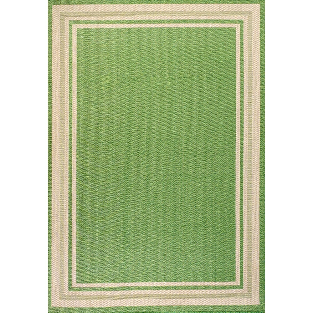 JONATHAN Y Haynes Modern Border Stripe Indoor/Outdoor Area Rug