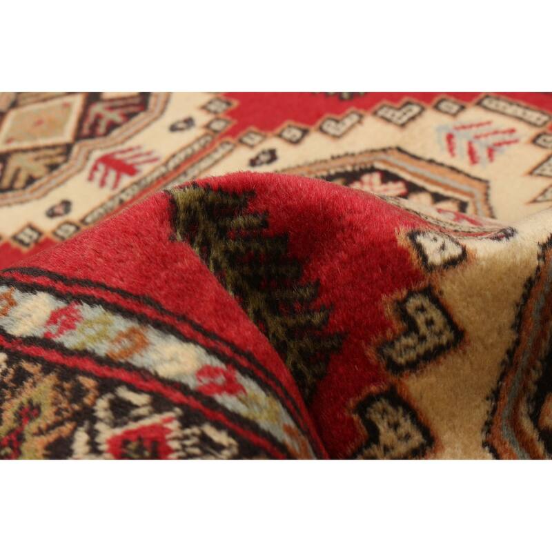 ECARPETGALLERY Hand-knotted Anadol Red Wool Rug - 2'6 x 9'2
