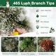 preview thumbnail 5 of 8, Costway 5 FT Artificial Mannequin Tree with 465 Branch Tips 50 Warm - See Details