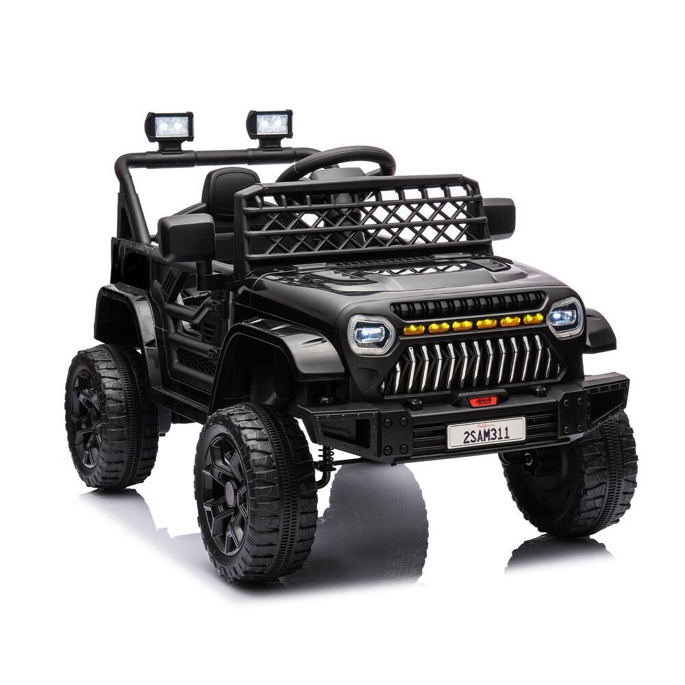 Electric 4 Wheel Vehicle Toy, Truck 12V Kids Ride on Car for Toddlers
