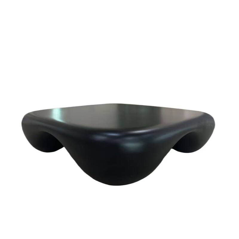 Modern Coffee Table Accent Table, Lightweight Center Table Sofa Side Table with Unique Geometric Design