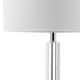 SAFAVIEH Lighting 27-inch Tyrone Cream Shade Crystal Column Table Lamp ...