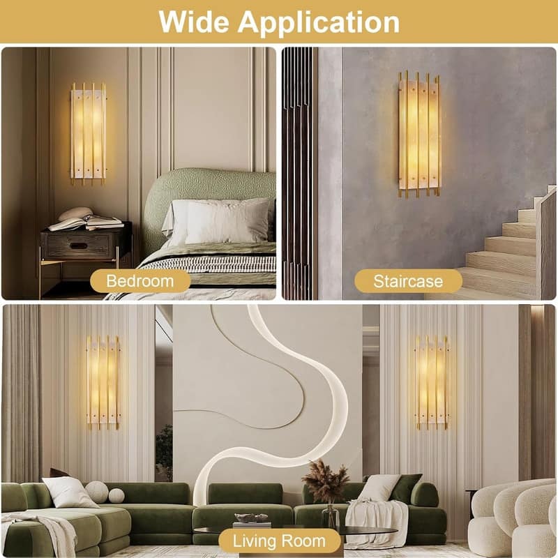 KAYLA Modern Chandelier 54 in Alabaster Chandelier