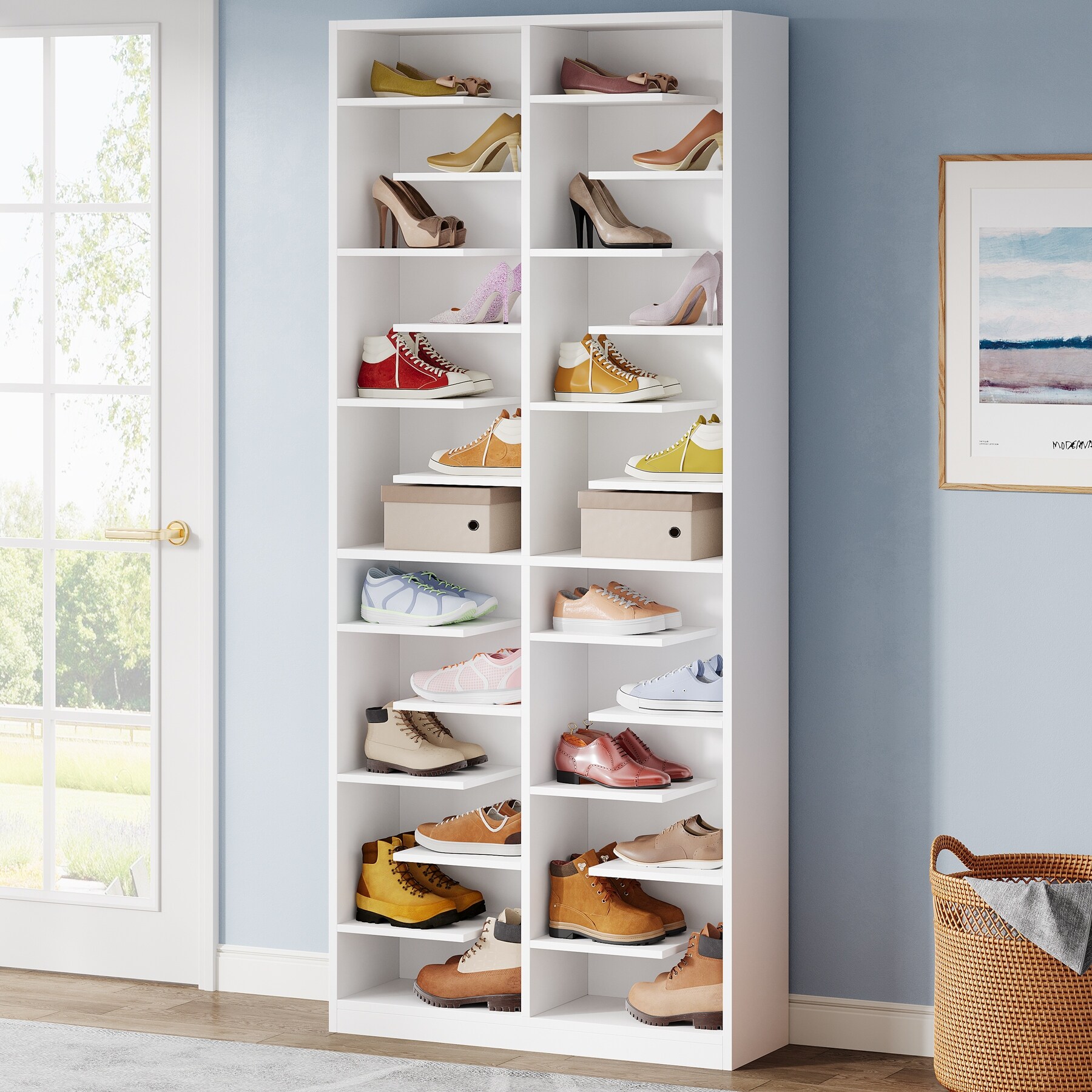 ClosetMaid 18 Pair Wall or Door Mount Shoe Rack Bed Bath Beyond 38431293