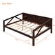 preview thumbnail 8 of 7, Modern Full Size Daybed with Wood Slat Support & Additional Storage Space