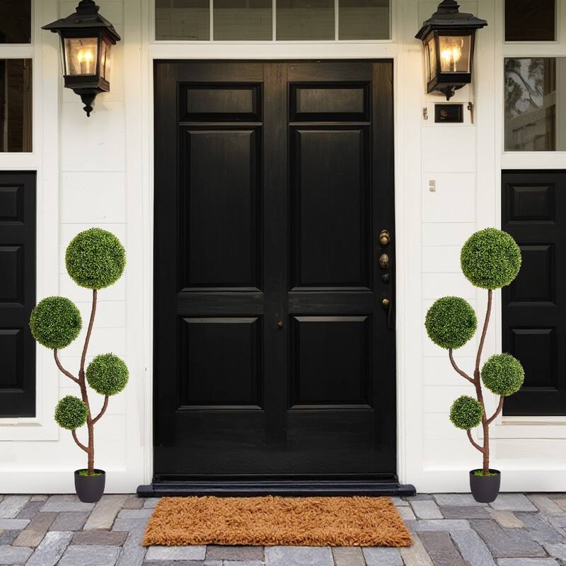 decoration artificial boxwood topiary ball tree 150cm