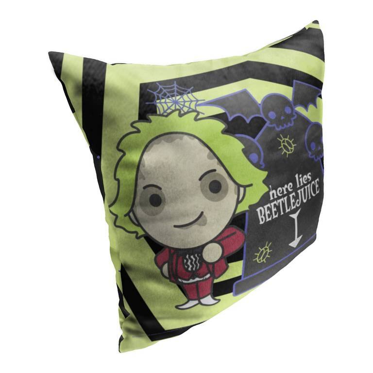 Warner Brothers Beetlejuice 18 Inch Throw Pillow