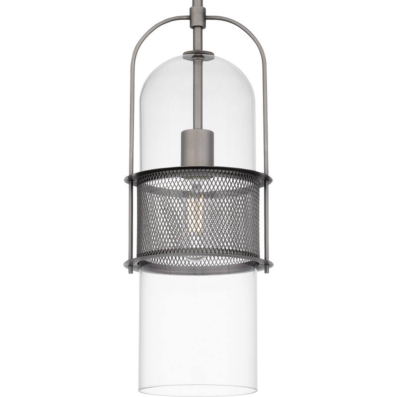 Soffer 1-Light Antique Nickel Mini Pendant Light