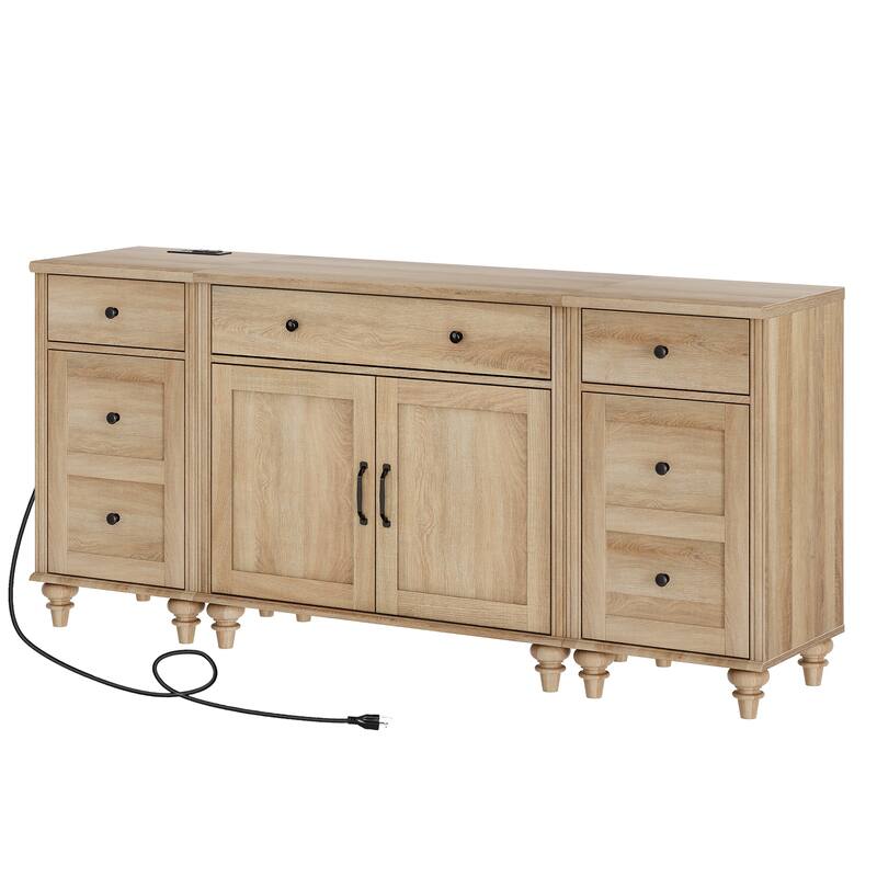 Sideboard Buffet Cabinets with Doors and Drawer