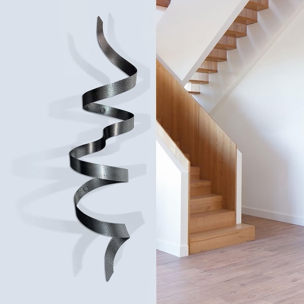 Statements2000 Black 3d Metal Wall Art Accent Sculpture Abstract Decor By Jon Allen Titanium Wall Twist 44 X 10 Overstock 19418485 A wall mural instantly adds artful impact to a room. jon allen fine metal art