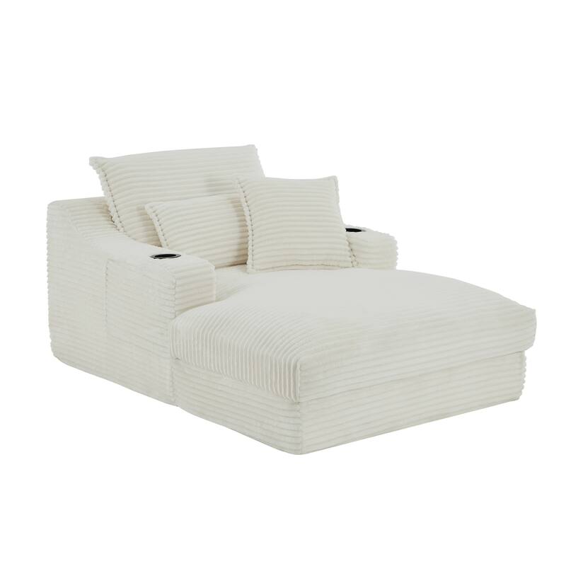 47.24" Modern Comfortable Cushioned Compression Sofa with Unique Cushion design