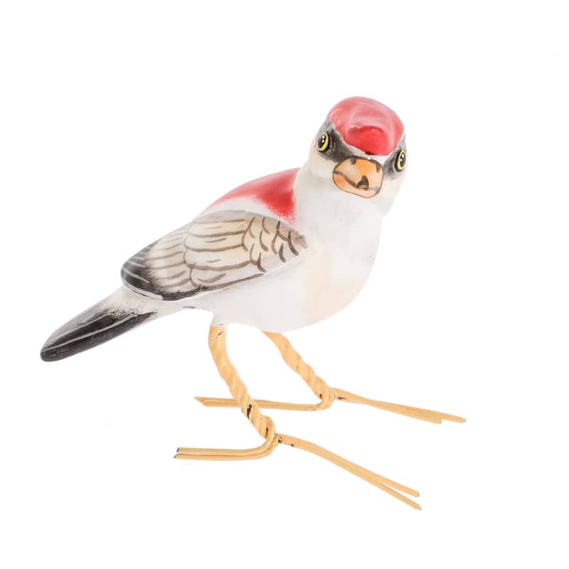 Novica Handmade Araripe Manakin Ceramic Figurine
