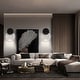preview thumbnail 6 of 18, Modern Crystal Wall Sconce Bathroom Vanity Hallway Light Fixtures Black