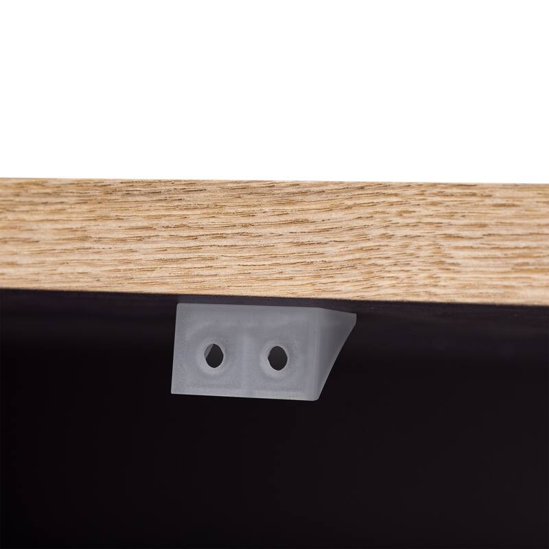 Kitchen Island with Drop Leaf and Towel Rack