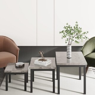 Nesting Coffee Table Set of 3 - Bed Bath & Beyond - 39466244