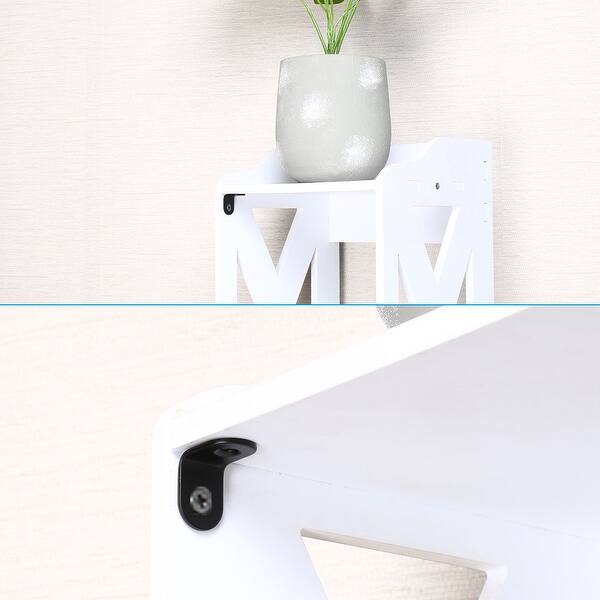 Shop Angle Bracket Metal Black Brace Fastener Shelf Support W