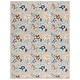 preview thumbnail 42 of 54, SAFAVIEH Hand-Tufted Blossom Kierston Modern & Contemporary Wool Rug 8' x 10' - Grey/Blue - Rectangle