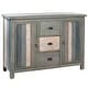 preview thumbnail 1 of 3, StyleCraft Sanibel Breakfront with Three Drawers and Two Doors