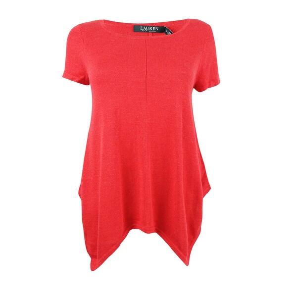 Shop Lauren Ralph Lauren Women S Handkerchief Hem T Shirt