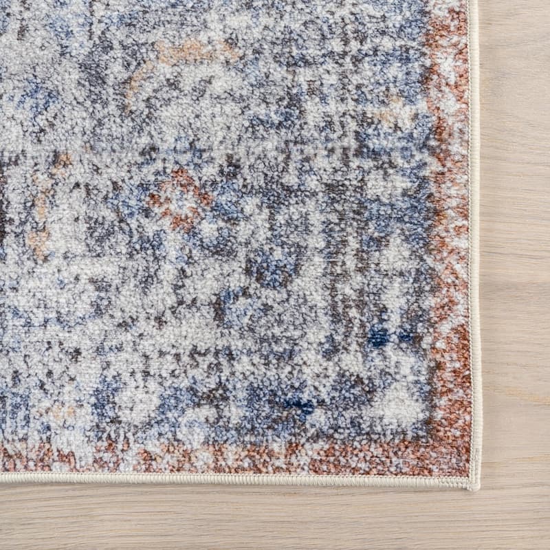 Nuloom Iana Medallion SplashGuard Machine Washable Area Rug