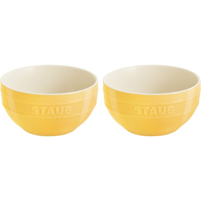 STAUB Ceramic 2-pc Large Universal Bowl Set - Citron