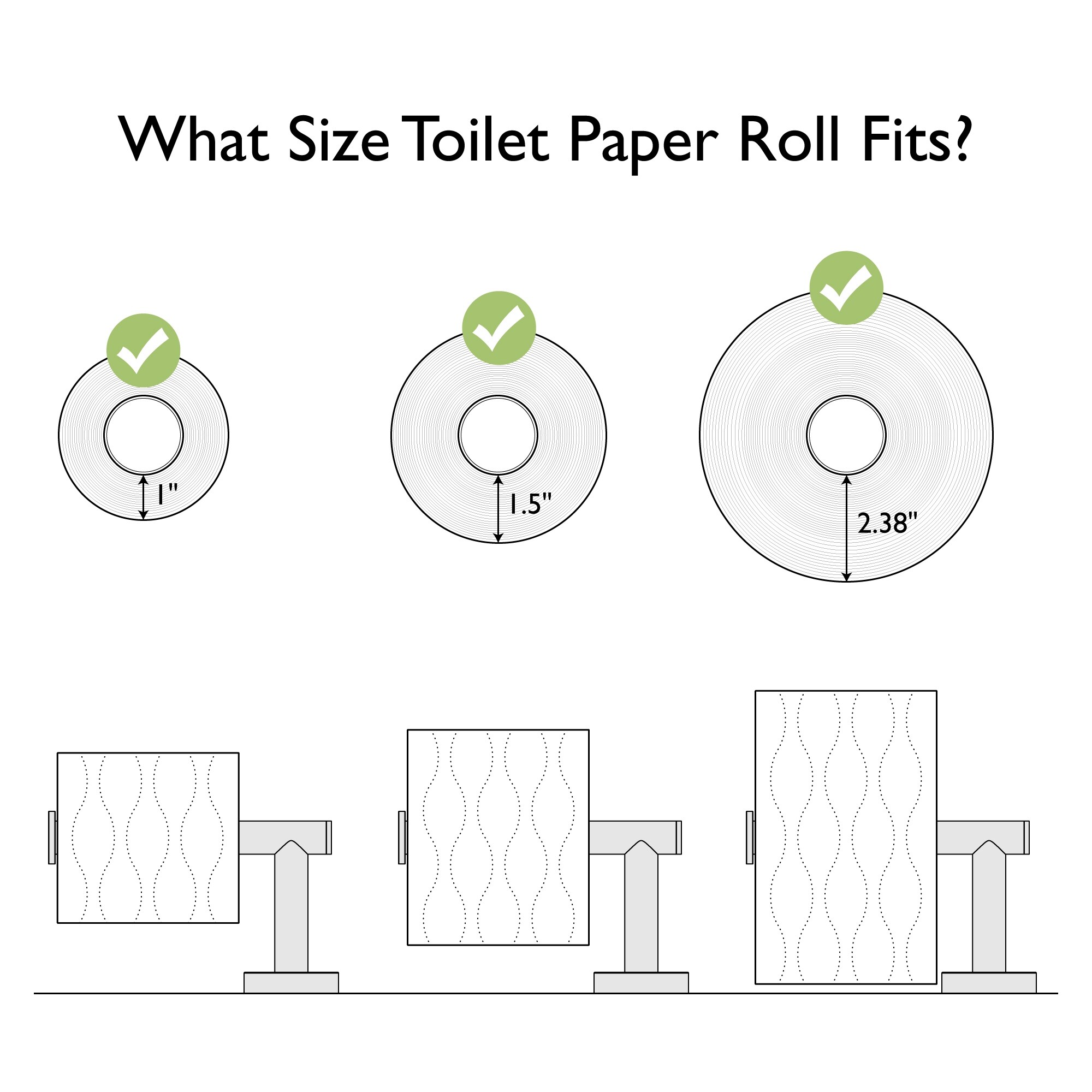 Design House 558585 Ames Transitional Toilet Paper Holder for