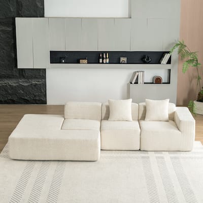 Sectional Sofa Full-compressed Sofa Couch Free-combined Sofa