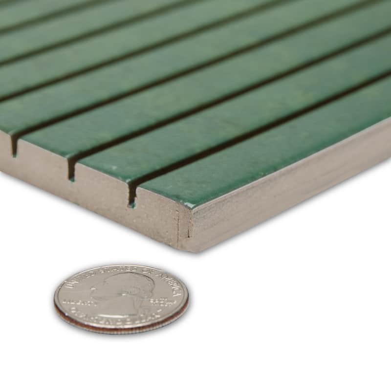Merola Tile Capri Strata Oliva 6-7/8" x 14" Porcelain Floor and Wall Tile