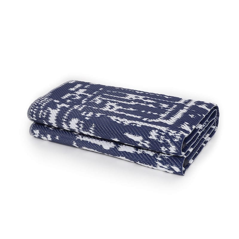 Beverly Rug Reversible Mats Plastic Outdoor Rug for Camping, Patio, Backyard, RV, Picnic, Deck