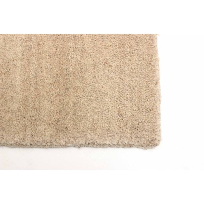 ECARPETGALLERY Hand Loomed Kashkuli Gabbeh Tan Wool Rug - 4'0 x 5'9