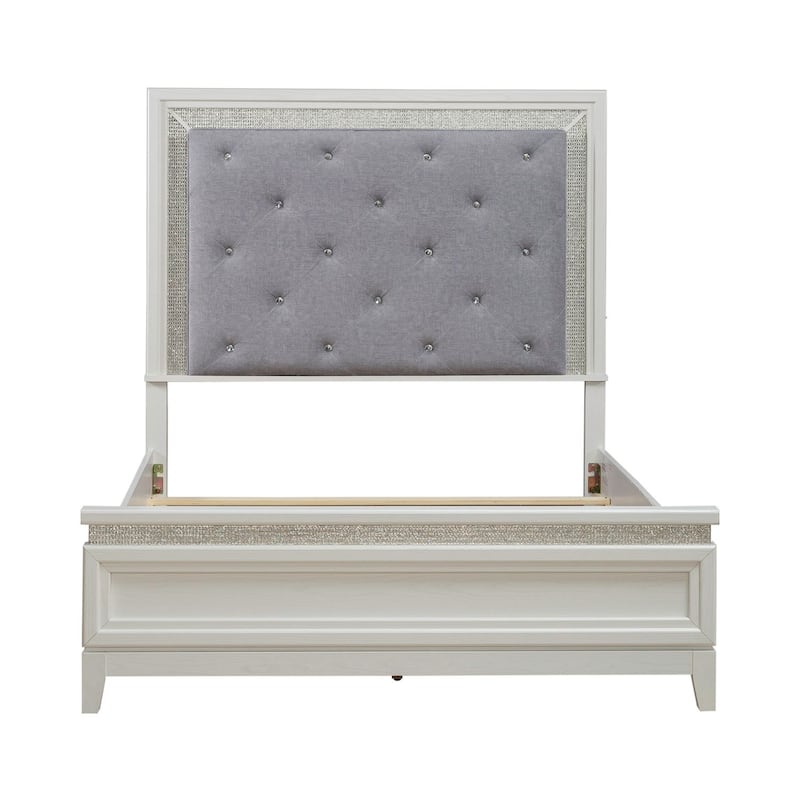 Liberty Furniture Reflections Upholstered Bed with Touch Light - King, Queen
