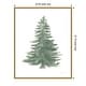 preview thumbnail 4 of 6, Floursack Holiday Tree by Danhui Nai Framed Canvas Wall Art