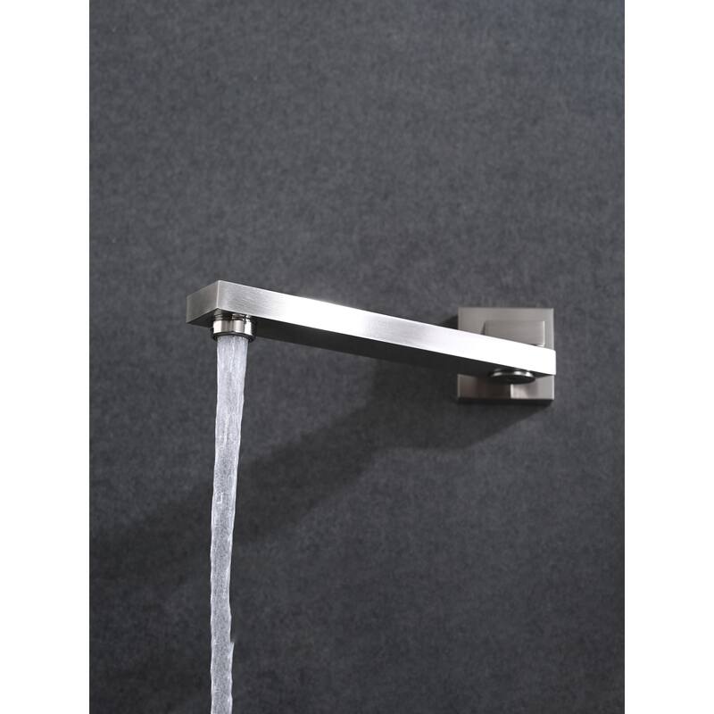 Ceiling Mounted Shower System Combo Set with Handheld and 16"Shower head