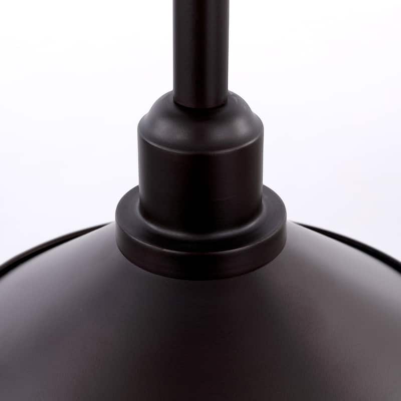 Cade 34.25" 3-Light Metal Farmhouse Industrial LED Pendant, Oil Rubbed Bronze by JONATHAN Y