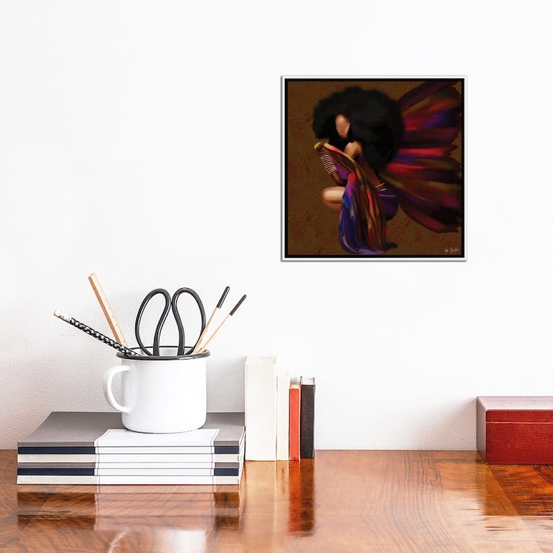 iCanvas "Spread Your Wings" by Faith with an E Framed Canvas Print