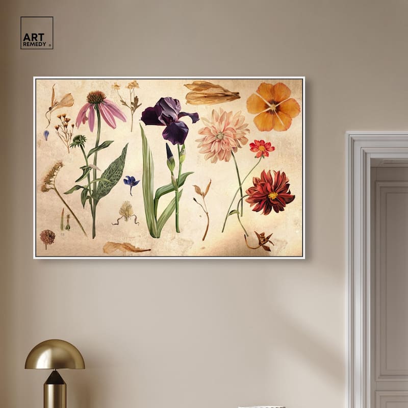 Floral Selection II Canvas by Art Remedy