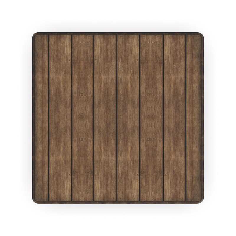 Plymouth Brown Wood Square Coffee Table by Flexsteel - 38" x 19" x 38"