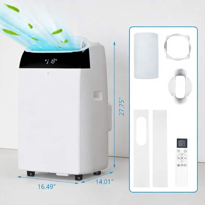 Portable Air Conditioner, 14000 BTU, Cooling To 750 Sq.Ft