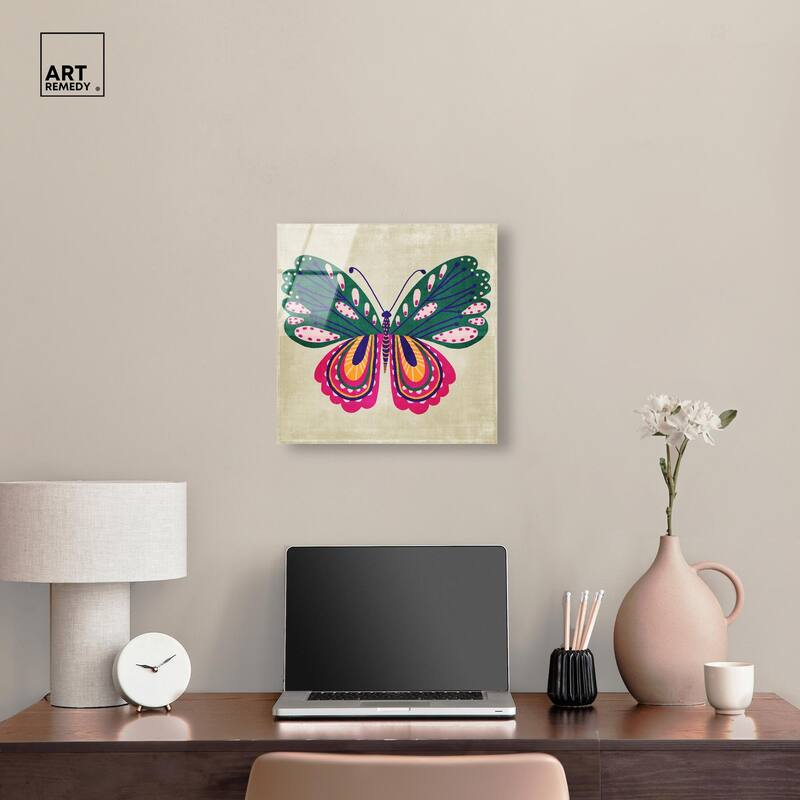Butterfly Wings Acrylic by Art Remedy, Ready to Hang