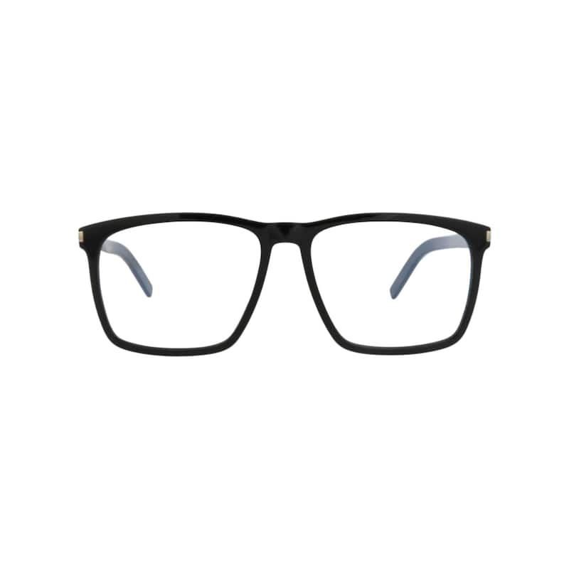 Saint Laurent Square-Frame Acetate Optical Frames - Black Black Transparent - Black