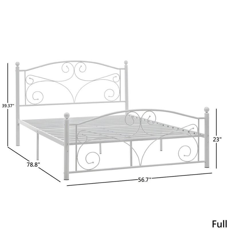 Adrian Metal Platform Bed by iNSPIRE Q Classic